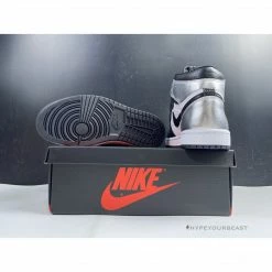 Hypeyourbeast Air Jordan 1 Retro High Silver Toe