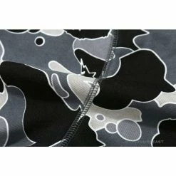 Hypeyourbeast BAPE Shark Head STA Star Camouflage Hoodie 'BLACK'