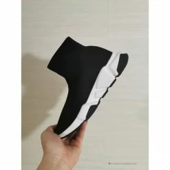 HypeYourBeast BCG Sock Sneakers Black White Red Balanciaga Sock Sneakers