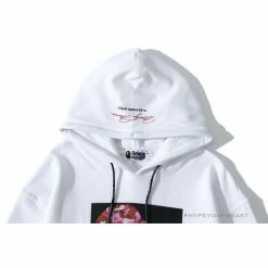 Hypeyourbeast BAPE Marilyn Monroe Powder Camouflage Hoodie 'WHITE'