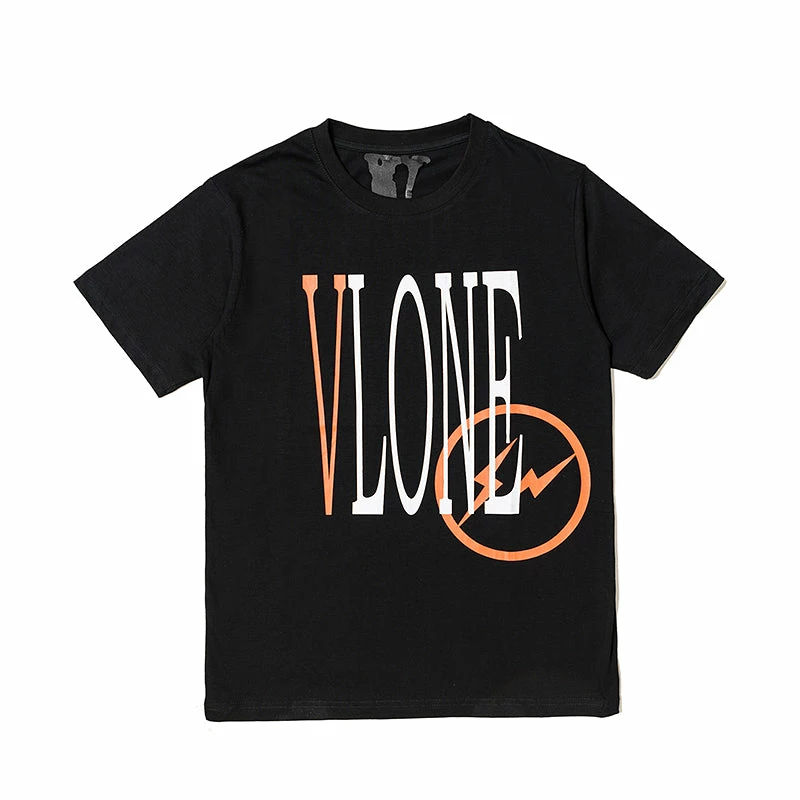 HypeYourBeast T-Shirts Vlone Orange And Black Tee Shirt 4 HypeYourBeast T-Shirts Vlone Orange And Black Tee Shirt