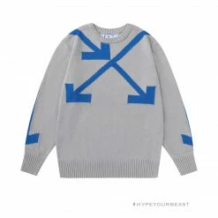 HypeYourBeast Off-White Shirt Blue Arrow