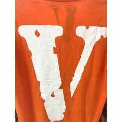 HypeYourBeast Vlone Orange Staple Tee Shirt T-Shirts