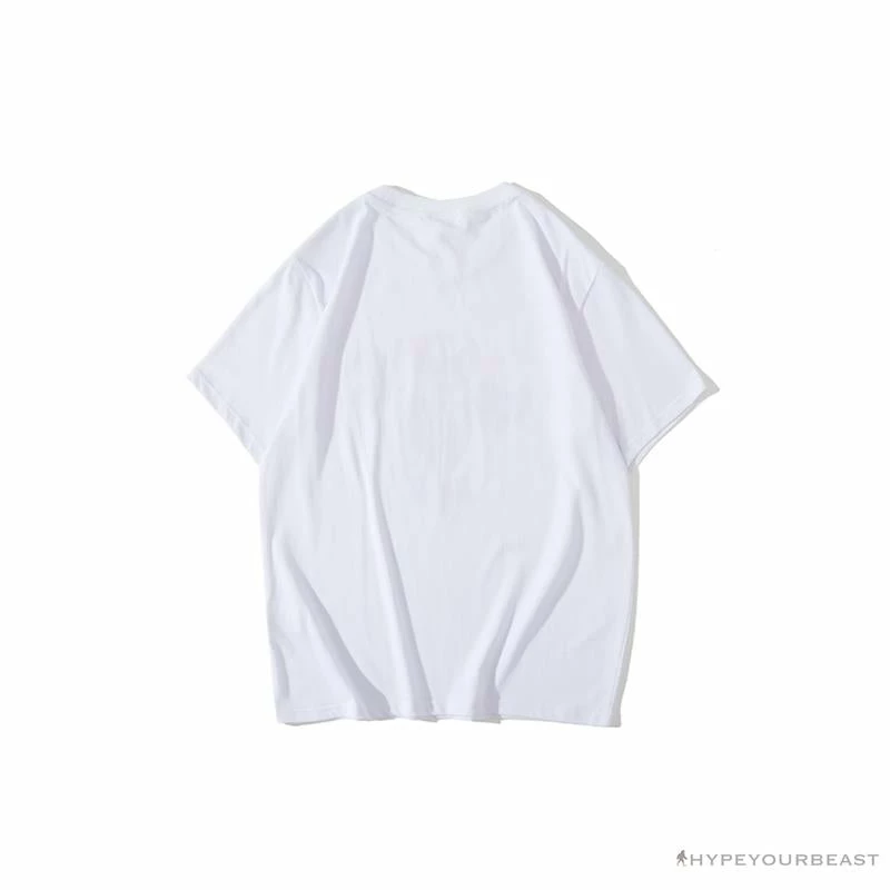 Hypeyourbeast BAPE Baby Milo Color Letter Monkey Tee Shirt 'WHITE' Clothes 2 Hypeyourbeast BAPE Baby Milo Color Letter Monkey Tee Shirt 'WHITE' Clothes