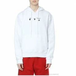 HypeYourBeast Off White Hoodie White BLUE