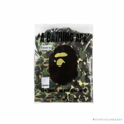 Hypeyourbeast BAPE X UNKLE Camouflage Green Belt Ear Hoodie Clothes