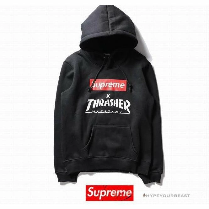 Hypeyourbeast Supreme X Thrasher Hoodie Black Hoodies & Jackets 1 Hypeyourbeast Supreme X Thrasher Hoodie Black Hoodies & Jackets