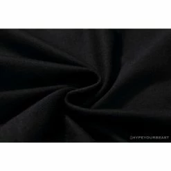 Hypeyourbeast BAPE Classic Basic Ape Man Head English LOGO Tee Shirt 'BLACK' Clothes