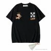 Hypeyourbeast OFF-WHITE Jerry Move Faster Tee Shirt 'BLACK' T-Shirts