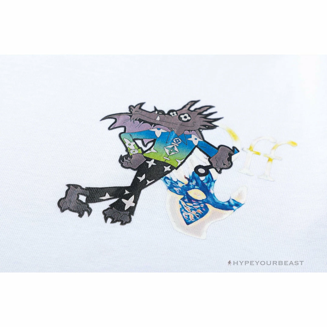 Hypeyourbeast OFF-WHITE LV Pattern Cartoon Series Tee Shirt 'WHITE' T-Shirts 4 Hypeyourbeast OFF-WHITE LV Pattern Cartoon Series Tee Shirt 'WHITE' T-Shirts