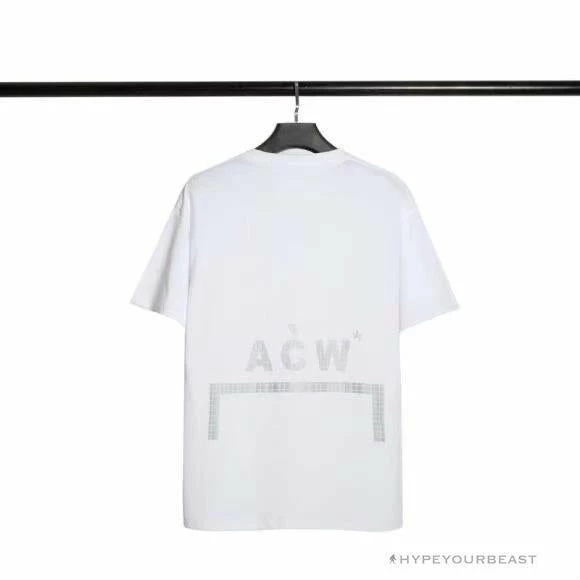 Hypeyourbeast OFF-WHITE ACW Empressed Tee Shirt 'WHITE' 2 Hypeyourbeast OFF-WHITE ACW Empressed Tee Shirt 'WHITE'
