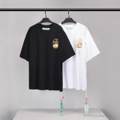 Hypeyourbeast OFF-WHITE Hawaiian Cow Arrow Tee Shirt 'BLACK' 11 Hypeyourbeast OFF-WHITE Hawaiian Cow Arrow Tee Shirt 'BLACK'