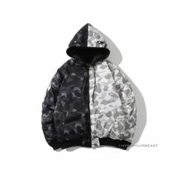 HypeYourBeast Clothes Bape Camo Hoodie White Black