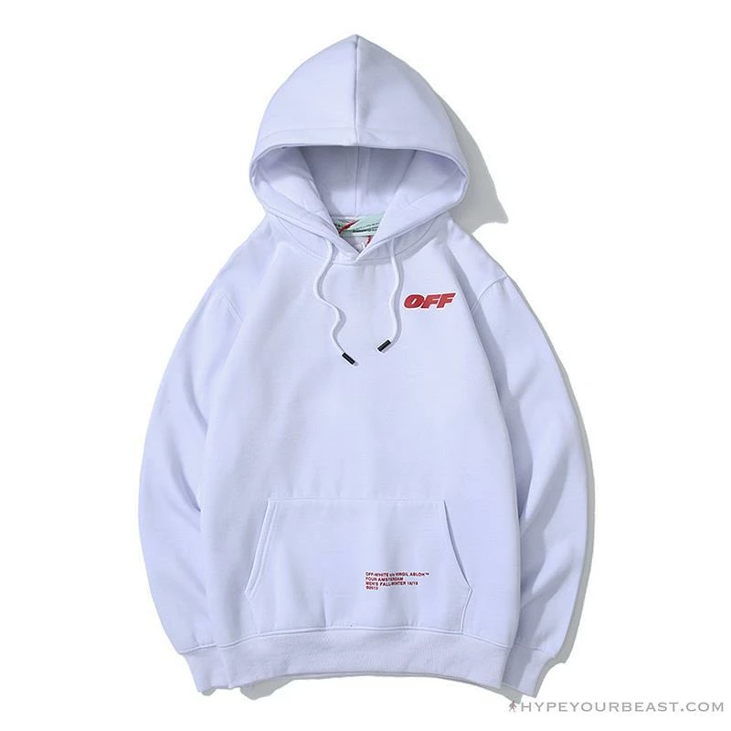 Hypeyourbeast OFF-WHITE CO VIRGIL ABLO Netherlands Museum Hoodie 'WHITE' Hoodies & Jackets 1 Hypeyourbeast OFF-WHITE CO VIRGIL ABLO Netherlands Museum Hoodie 'WHITE' Hoodies & Jackets