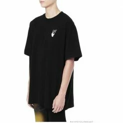 Hypeyourbeast T-Shirts OFF-WHITE Hand Shake Tee Shirt 'BLACK'