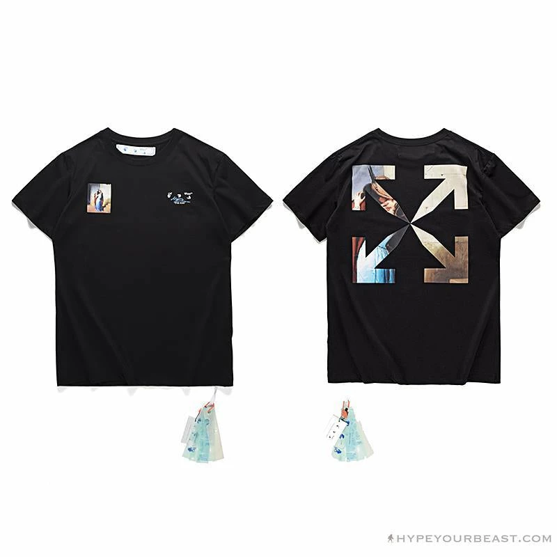 Hypeyourbeast T-Shirts OFF-WHITE The Kiss Tee Shirt 'BLACK' 3 Hypeyourbeast T-Shirts OFF-WHITE The Kiss Tee Shirt 'BLACK'