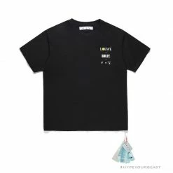 Hypeyourbeast OFF-WHITE X LOEW X SMILEY Tee Shirt'BLACK' T-Shirts
