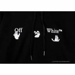 Hypeyourbeast Hoodies & Jackets OFF-WHITE Green Arrow Hoodie 'BLACK'