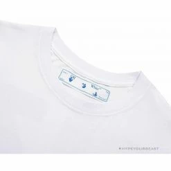 Hypeyourbeast OFF-WHITE Takashi Murakami Chrysanthemum Tee Shirt 'WHITE' T-Shirts