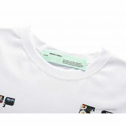 Hypeyourbeast T-Shirts OFF-WHITE Daisy Graffiti Arrow Conley Tee Shirt 'WHITE'