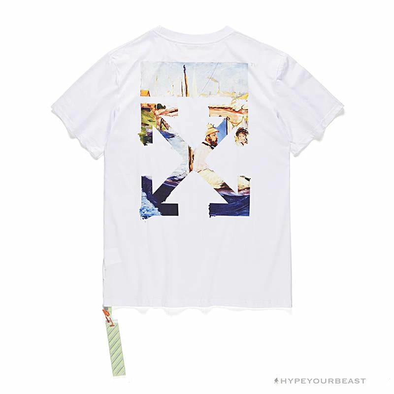 Hypeyourbeast OFF-WHITE Monet Tee Shirt 'WHITE' T-Shirts 2 Hypeyourbeast OFF-WHITE Monet Tee Shirt 'WHITE' T-Shirts