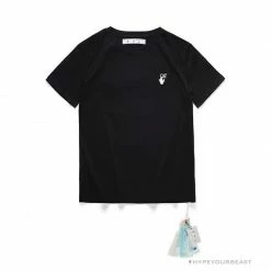 Hypeyourbeast T-Shirts OFF-WHITE Hand Shake Tee Shirt 'BLACK'