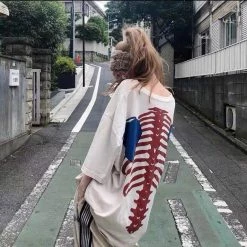 Hypeyourbeast OFF-WHITE Loose X Oversized Chest Tee Shirt 'WHITE'