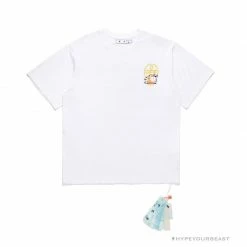 Hypeyourbeast T-Shirts OFF-WHITE Hawaiian Cow Arrow Tee Shirt "WHITE'