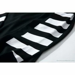 Hypeyourbeast Shirts OFF-WHITE Classic Basic Cotton Terry Round Long Sleeve Shirt 'BLACK'