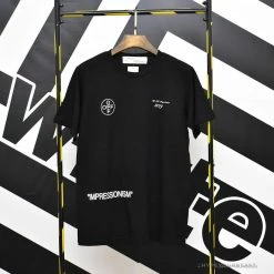 Hypeyourbeast T-Shirts OFF-WHITE 99 Pink Arrow Tee Shirt 'BLACK'