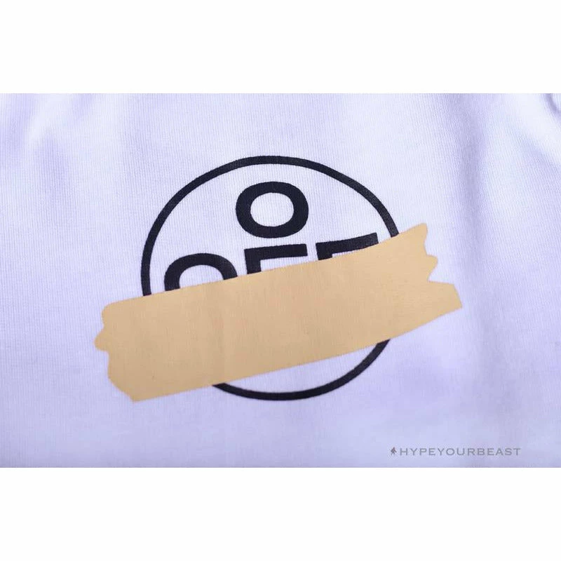 Hypeyourbeast Pants OFF-WHITE Explosive Strip Basic Arrow Shorts 'WHITE' 7 Hypeyourbeast Pants OFF-WHITE Explosive Strip Basic Arrow Shorts 'WHITE'