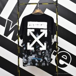 Hypeyourbeast OFF-WHITE Hot Starry Sky Fireworks Tee Shirt