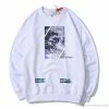 Hypeyourbeast Shirts OFF-WHITE Classic Wave Oil Painting Cotton Terry Long Sleeve Shirt 'WHITE'