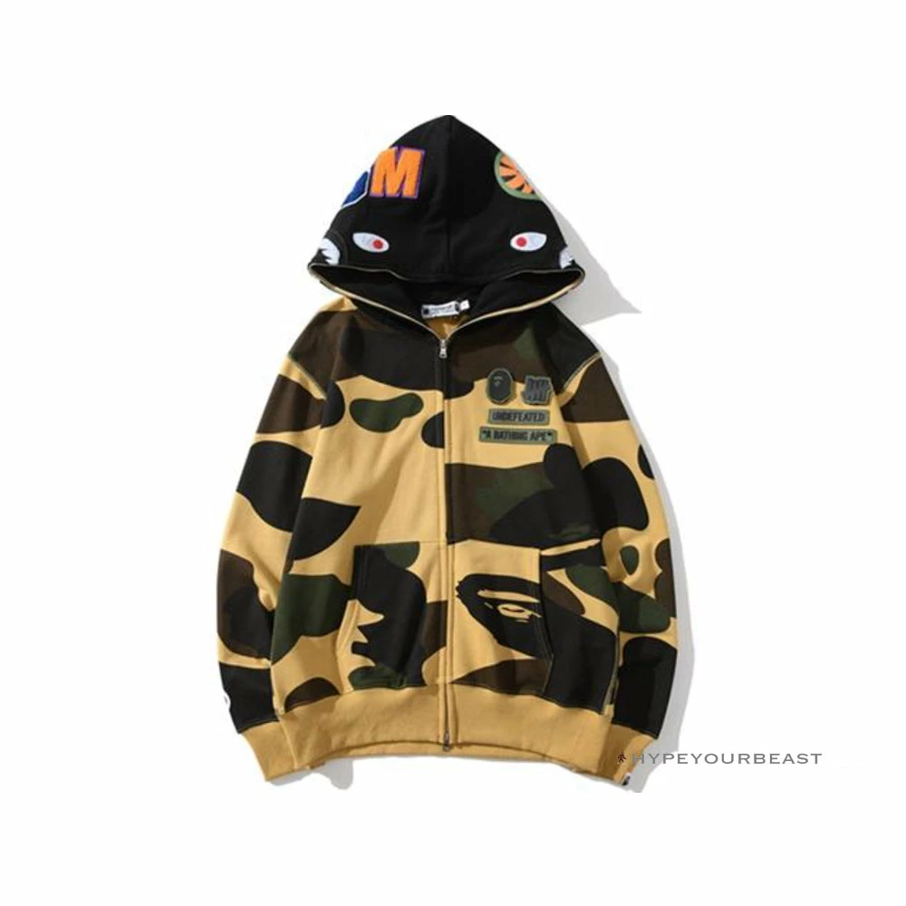 Hypeyourbeast Bape Camo Hoodie Yellow 1 Hypeyourbeast Bape Camo Hoodie Yellow