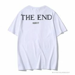 Hypeyourbeast T-Shirts OFF-WHITE CO VIRGIL ABLOH Portrait Tee Shirt 'WHITE'