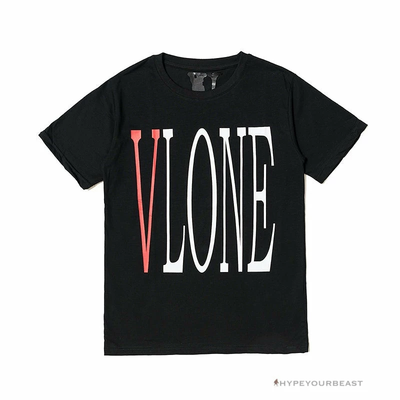 HypeYourBeast Vlone Black And Red Tee Shirt T-Shirts 2 HypeYourBeast Vlone Black And Red Tee Shirt T-Shirts