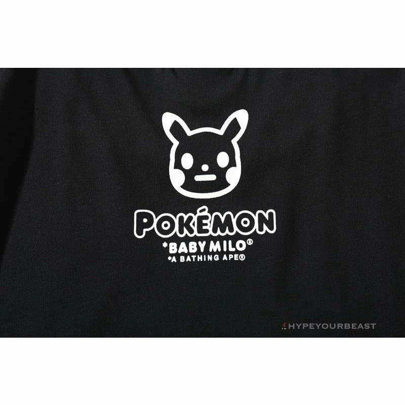 Hypeyourbeast Clothes BAPE Pokémon Co-branded Ape Head Tee Shirt 'BLACK' 8 Hypeyourbeast Clothes BAPE Pokémon Co-branded Ape Head Tee Shirt 'BLACK'