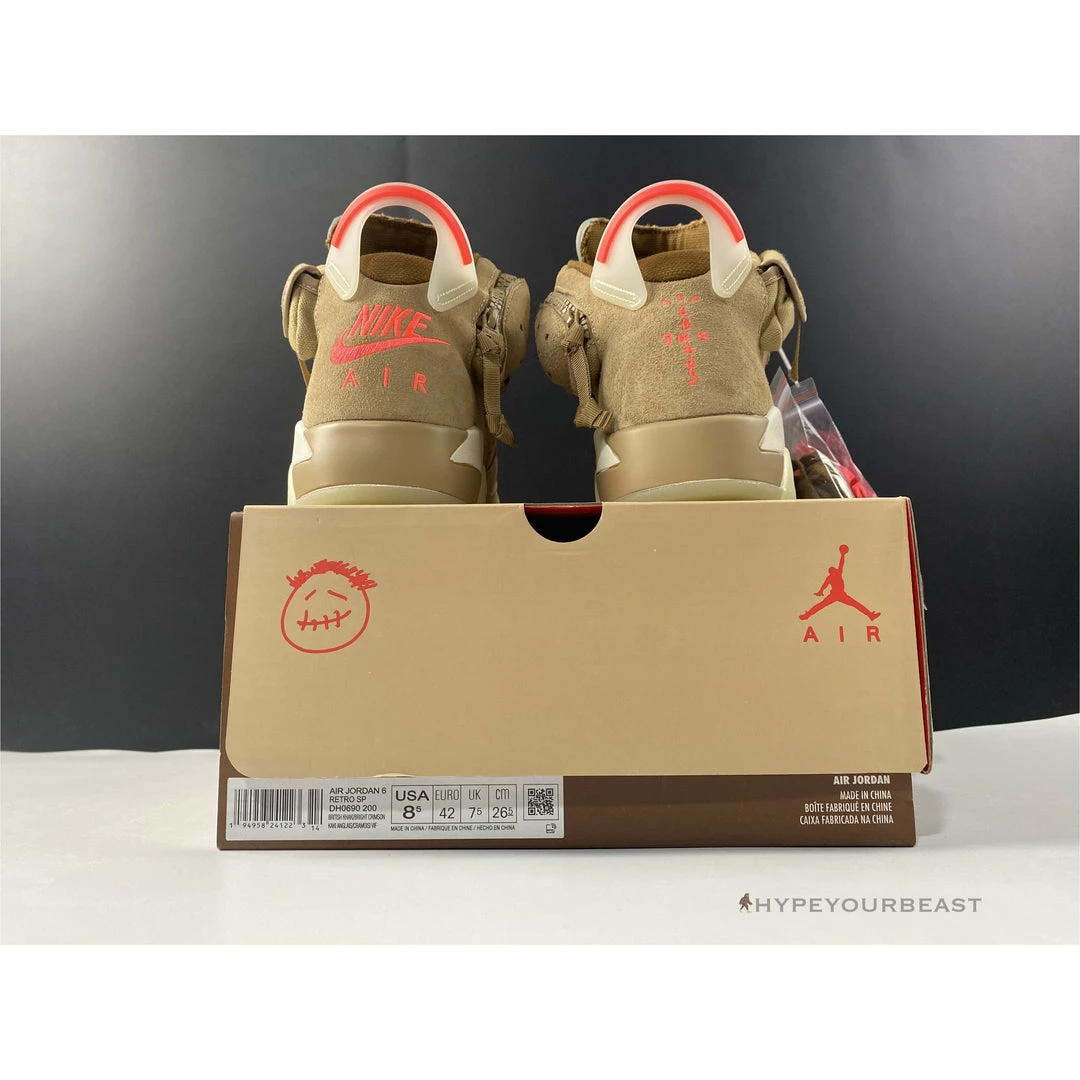 HypeYourBeast Air Jordan 6 Retro Travis Scott British Khaki 3 HypeYourBeast Air Jordan 6 Retro Travis Scott British Khaki