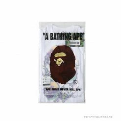 Hypeyourbeast Clothes BAPE Great Ape Head Symphony Lightning Tee Shirt 'WHITE'