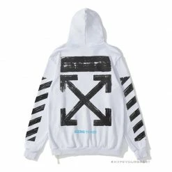 HypeYourBeast Off White Hoodie Seeing Things White Hoodies & Jackets
