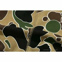 Hypeyourbeast BAPE Shark Head STA Star Camouflage Hoodie 'YELLOW' Clothes