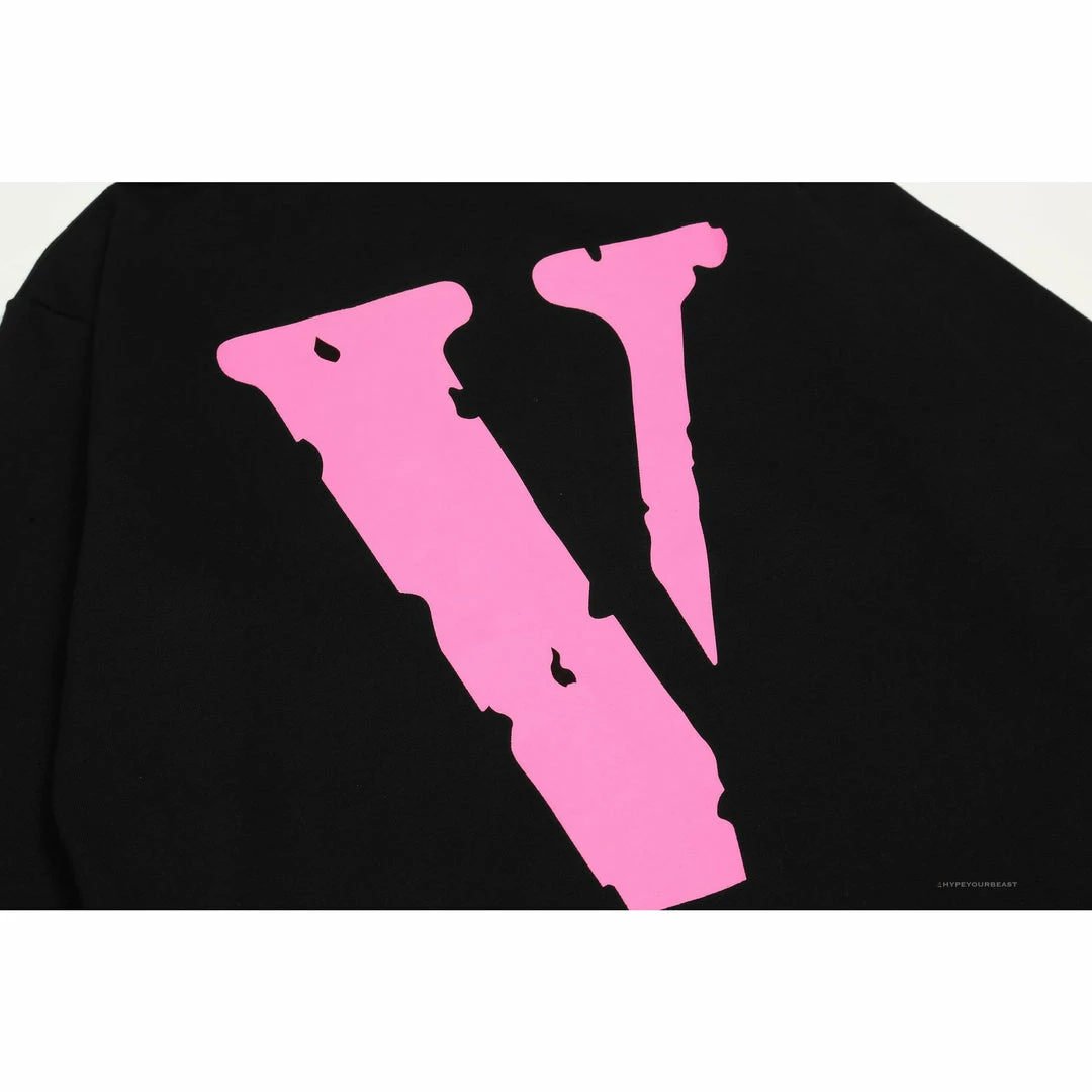 HypeYourBeast Hoodies & Jackets Vlone Hoodie Black Pink 6 HypeYourBeast Hoodies & Jackets Vlone Hoodie Black Pink