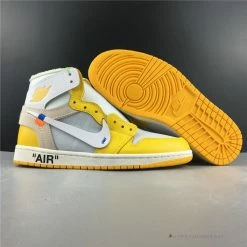 Hypeyourbeast Off-White X Air Jordan 1 High Canary Yellow