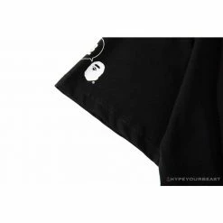 Hypeyourbeast BAPE Ape Man Head 28th Anniversary Camouflage Color Block Tee 'BLACK'