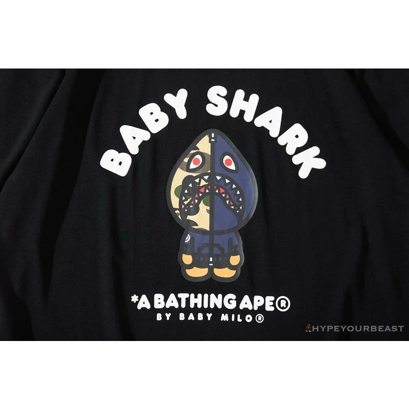 Hypeyourbeast Clothes BAPE Baby Shark Red Shark Tee Shirt 'BLACK' 5 Hypeyourbeast Clothes BAPE Baby Shark Red Shark Tee Shirt 'BLACK'