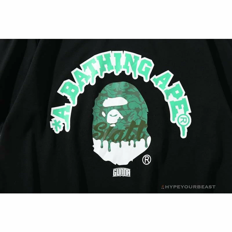 Hypeyourbeast Clothes BAPE Paint Splash Green Camouflage Tee Shirt 'BLACK' 13 Hypeyourbeast Clothes BAPE Paint Splash Green Camouflage Tee Shirt 'BLACK'