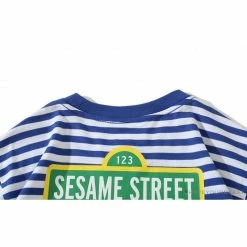 Hypeyourbeast Clothes BAPE Baby Milo Sesame Street Striped Tee Shirt 'BLUE' 28 Hypeyourbeast Clothes BAPE Baby Milo Sesame Street Striped Tee Shirt 'BLUE'