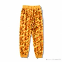 Hypeyourbeast BAPE X PUBG Joint PUBG PUBG Eating Chicken Orange Camouflage Pants