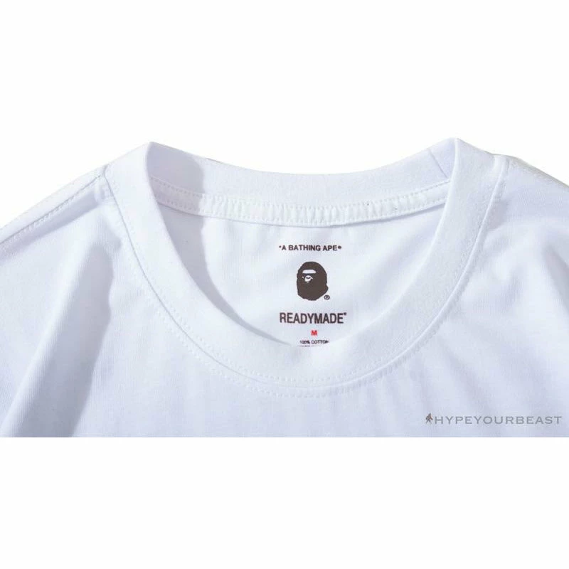 Hypeyourbeast BAPE Readymade Small Bee Camouflage Letter Tee Shirt 'GREEN' Clothes 3 Hypeyourbeast BAPE Readymade Small Bee Camouflage Letter Tee Shirt 'GREEN' Clothes