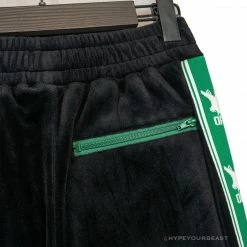 Hypeyourbeast OFF-WHITE Side Webbing Casual Green Letter Pants